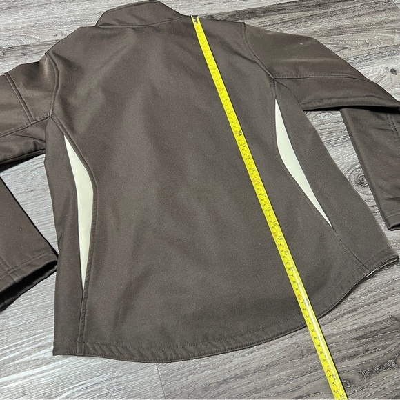 Champion Women  Brown and Cream Jacket with Zip Pockets M - Picture 5 of 7